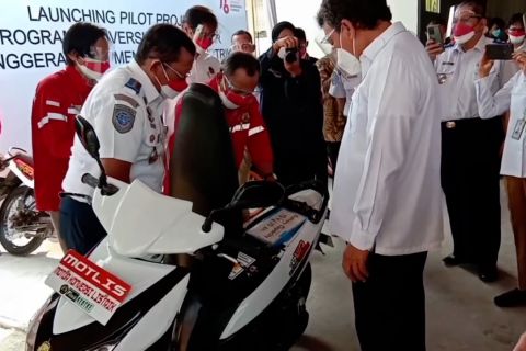 Kementerian ESDM konversi motor BBM menjadi motor listrik
