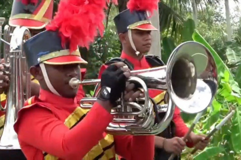 Drumband Aceh Timur bersiap menangkan PraRORA