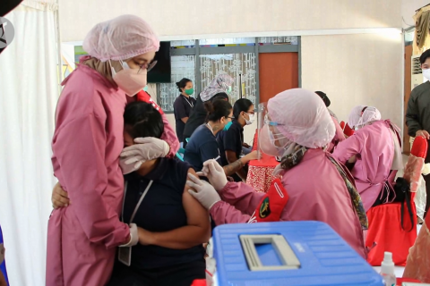 Vaksinasi juga sasar eks napiter dan napi perempuan