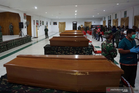 Jenazah korban serangan separatis disemayamkan di Kota Sorong