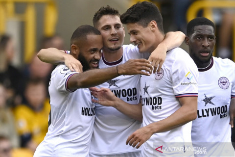 Liga Inggris:Brentford  kalahkan Wolverhampton  2-0