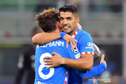 Liga Champions: Gol Luis Suarez menangkan Atletico Madrid atas AC Milan
