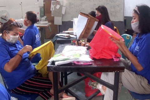 Warga binaan di lapas Medan belajar kriya bernilai ekonomi&nbsp;