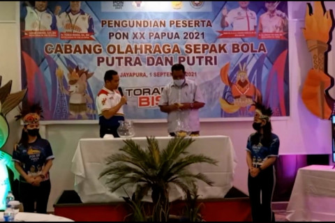 Hasil undian cabor sepak bola PON XX