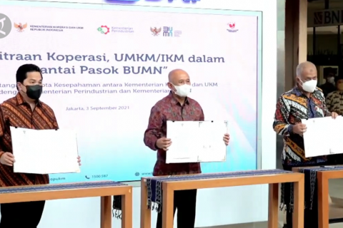 Koperasi dan UMKM kini masuk rantai pasok BUMN