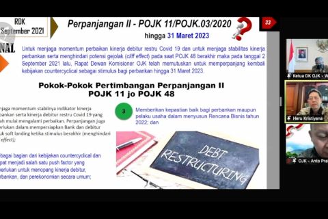 OJK Perpanjang restrukturisasi kredit perbankan