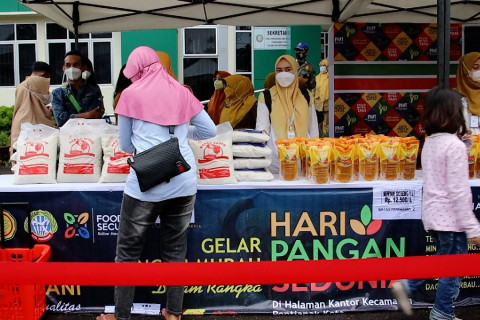Pemerintah gelar bazar pangan murah untuk masyarakat
