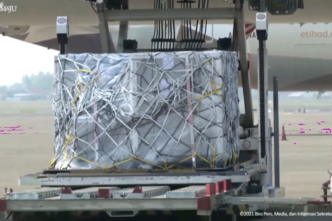 358.700 dosis vaksin AstraZeneca tiba di Indonesia