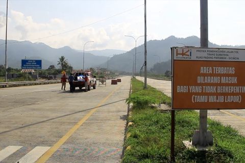 Progres tol Padang-Sicincin capai 45 persen