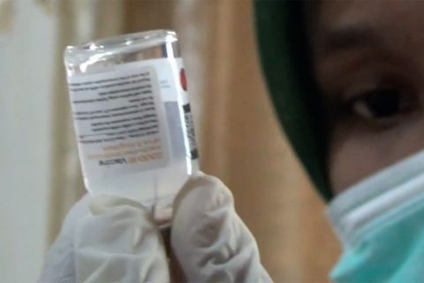 Vaksinasi di Lhokseumawe sasar pelajar daring