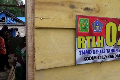 Bhakti TNI wujudkan mimpi keluarga kurang mampu miliki rumah layak huni