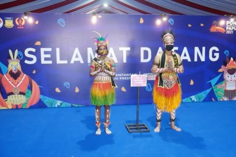 Kontingen pertama PON XX tiba di Papua