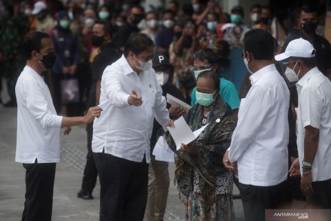 Presiden Joko Widodo kunjungi kawasan Malioboro