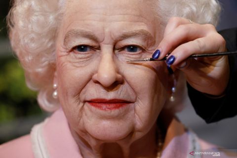 Patung lilin &nbsp;Ratu Elizabeth