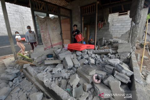 Kondisi Desa Ban di Karangasem pasca gempa magnitudo 4,8