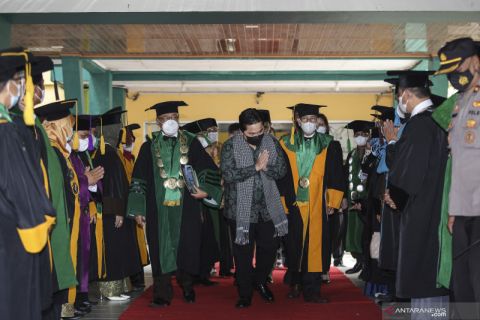 Menteri BUMN hadiri Sidang Senat Terbuka UIN SMH Banten