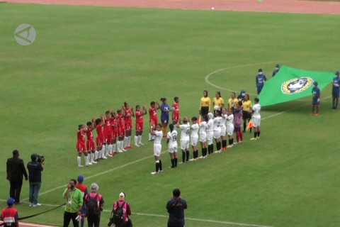 DKI Jakarta sukses di laga pembuka sepak bola wanita