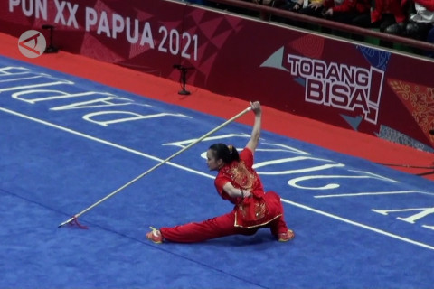 Jatim kudeta DKI di klasemen wushu