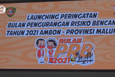 Gubernur luncurkan bulan pengurangan risiko bencana di Maluku