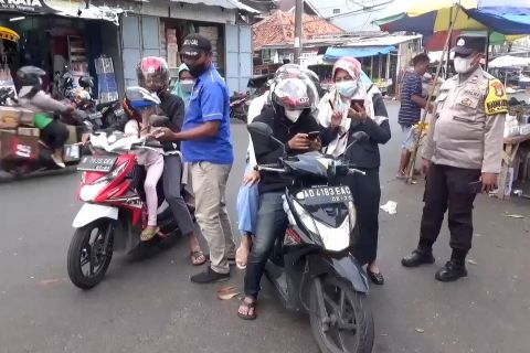 PD Pasar Kota Tangerang sosialisasikan PeduliLindungi