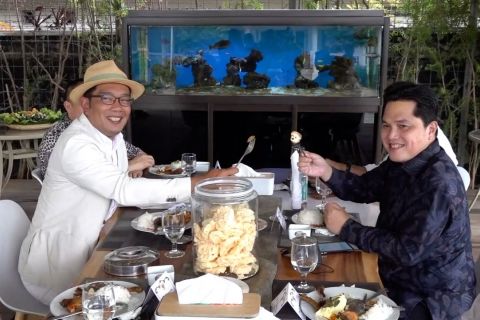 Erick Thohir boyong Jabar bertemu investor Abu Dhabi dan Glasgow