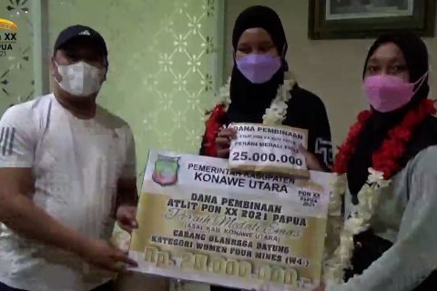 Atlet dayung peraih emas PON Papua diganjar bonus