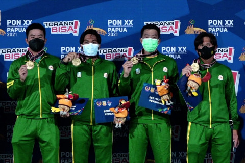 Kunci kemenangan beregu putra Jatim gondol emas PON XX