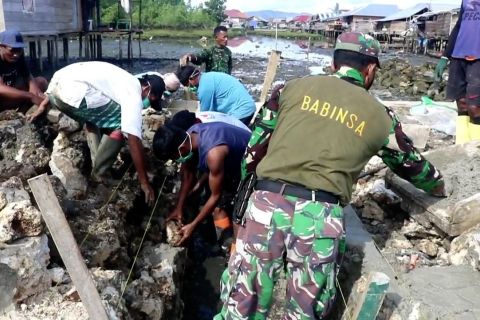TMMD ke 112, benahi Infrastruktur 7 desa di Halmahera Selatan