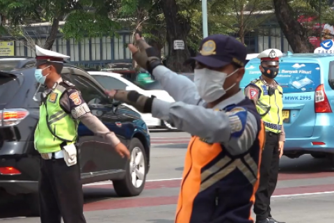 3 hari pertama ganjil-genap di Jakarta, tilang belum berlaku