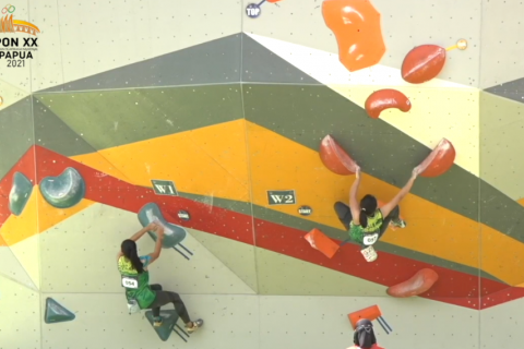 Jawa Timur rajai panjat tebing di PON Papua