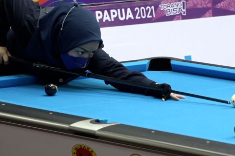 Jabar raih medali emas pertamanya di biliar PON XX