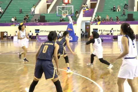 Tim Basket Putri Jateng tuntaskan PON XX tanpa kemenangan
