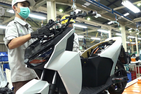 Motor listrik buatan anak bangsa Gesits diminati banyak negara