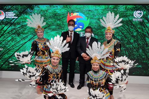 Pembukaan paviliun Indonesia COP 26 di Glasgow