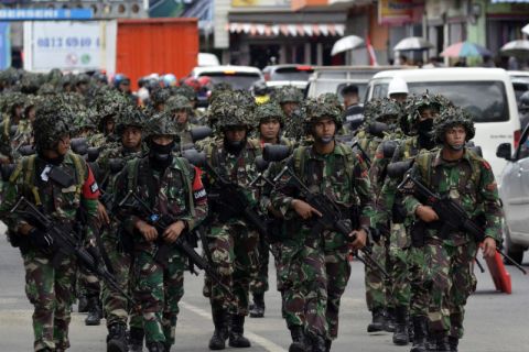 Ribuan Pasukan TNI AD Ikuti Latihan Antar Kecabangan di Puslatpur Baturaja