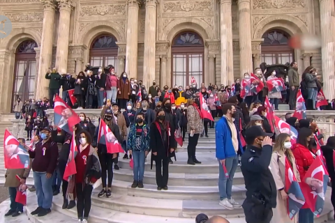 Warga peringati 83 tahun wafatnya presiden pertama Turki, Ataturk