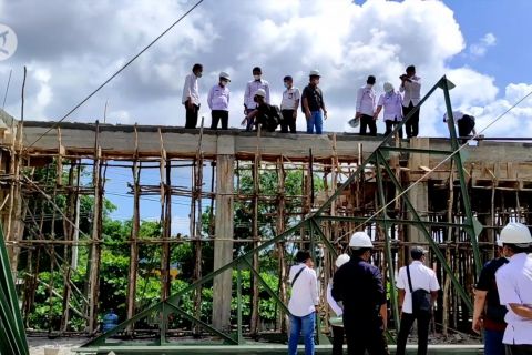 Bupati Bangka tinjau pembangunan Gedung Dinkes senilai Rp5 Miliar