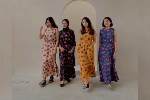 Ketika hasil karya anak autis menjadi motif mode