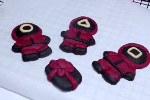 Ada camilan anjing Squid Game di Seoul