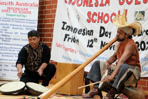 Siswa sekolah Australia gembira pelajari kebudayaan Indonesia