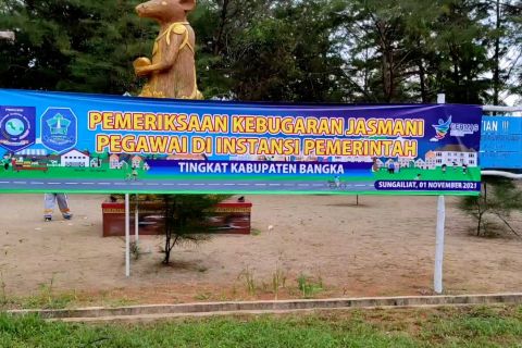 Kegiatan olahraga warnai peringatan Hari Kesehatan Jiwa di Bangka