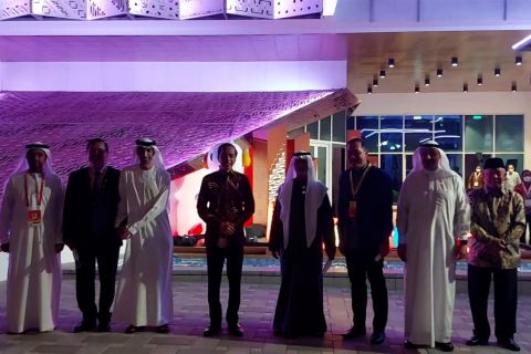 Kunjungan Presiden Jokowi ke Paviliun Indonesia Expo 2020 Dubai