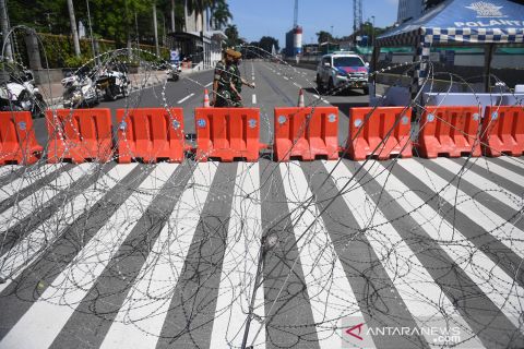 Penyekatan aksi reuni 212 di Jakarta