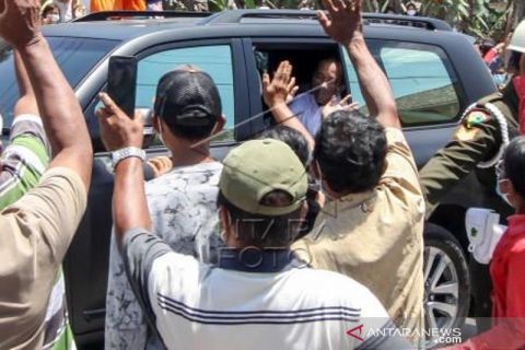 Presiden Kunjungi Korban Gunung Semeru