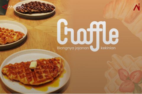Croffle biangnya jajanan kekinian