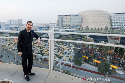 Lionel Messi kunjungi Dubai Expo 2020