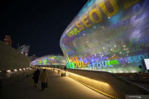 Pertunjukan cahaya 2021 SEOULIGHT