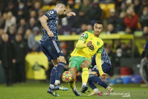 Liga Inggris: Arsenal menang telak 5-0 lawan Norwich City