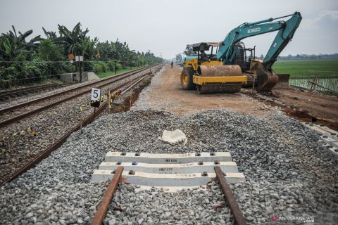 Kemenhub catat 177,26 kilometer jalur kereta api terbangun sepanjang tahun 2021