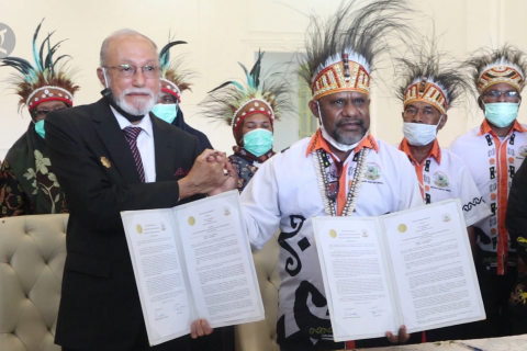 Wali Nanggroe Aceh & Majelis Rakyat Papua bahas kekhususan daerah